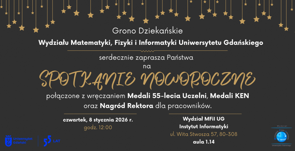 informacja o spotkaniu noworocznym ze szczegółami