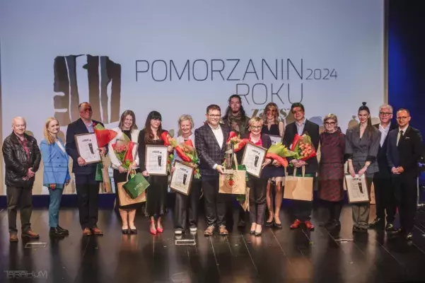 zwycięzcy i laureaci Pomorzanina Roku 2024 na gali