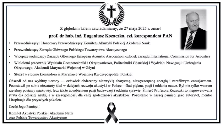 nekrolog Eugeniusza Kozaczki
