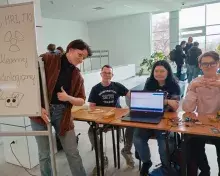 stoisko Koła Naukowego Fizyków Medycznych Siwert
