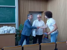 Joseph Butler odbiera nagrodę