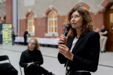 dr Marta Frankowska wygłasza referat