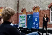 dr Marta Frankowska wygłasza referat