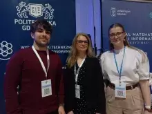 prodziekan Strankowska i studenci