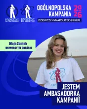 Maja Zontek na plakacie kampanii