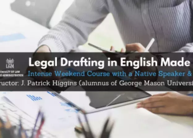 Weekendowy kurs z pisania dokumentów prawnych w języku angielskim, Legal Drafting in English Made…