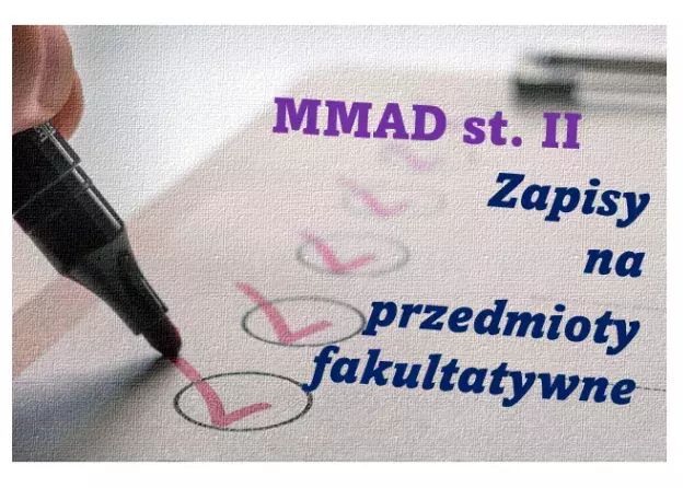 Zapisy na fakultety dla MMAD st. II