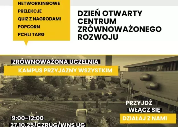 Dzień Otwarty Centrum Zrównoważonego Rozwoju UG