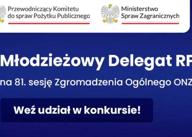 Nabór do konkursu "Młodzieżowy Delegat RP na…