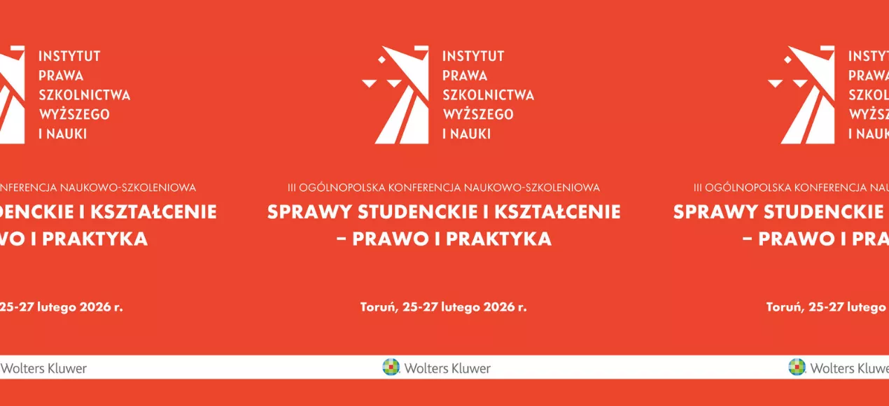 informacja o konferencji z logo organizatora