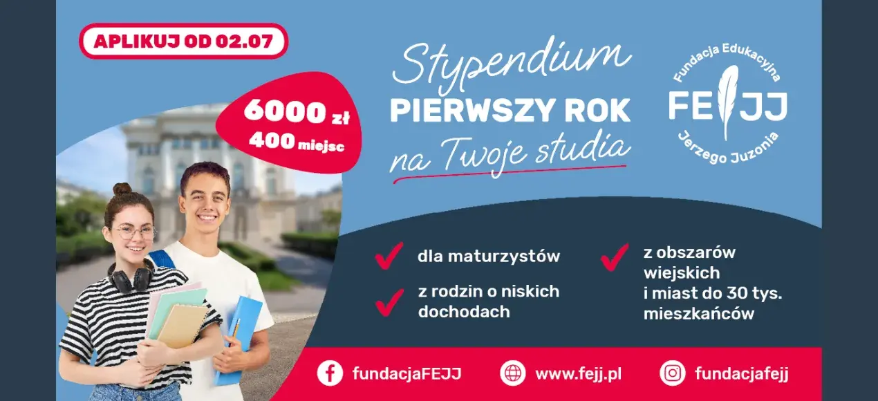 stypendia na pierwszy rok