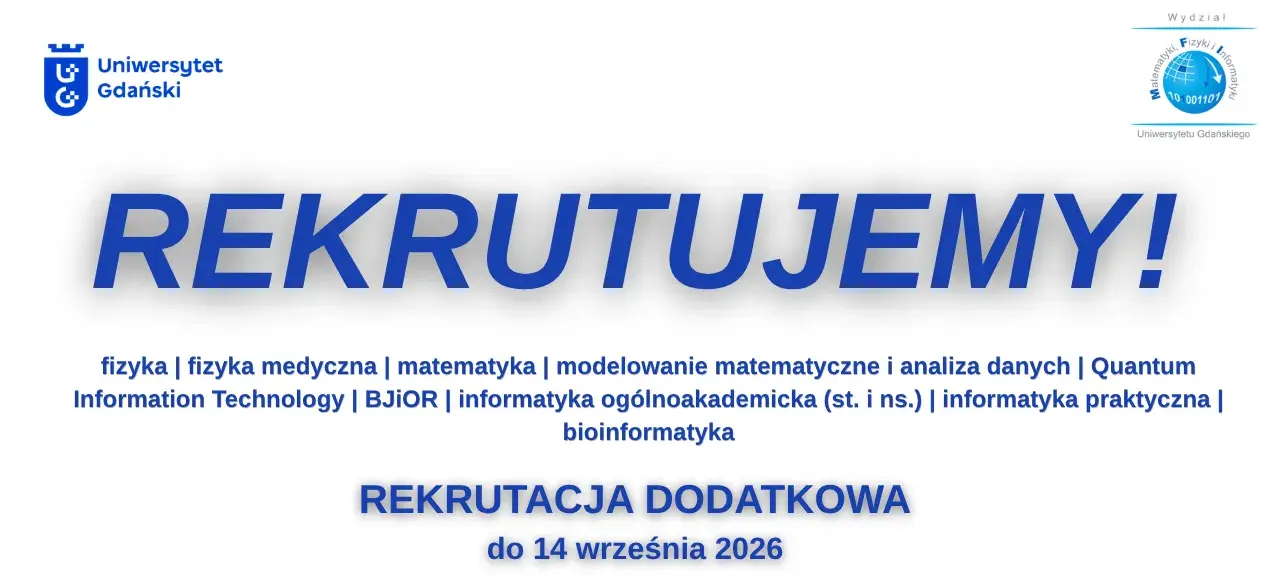 informacja o rekrutacji dodatkowej na wybrane kierunki