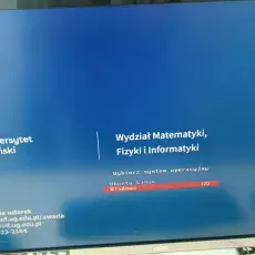 Welcome screen